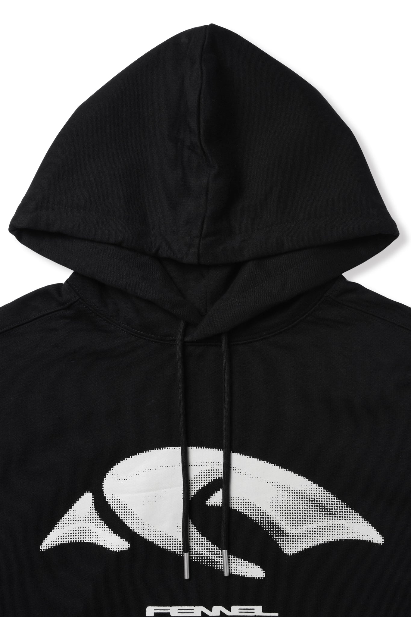 [CATALOG] FENNEL LOGO COCOON HOODIE/BLACK