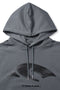 FENNEL LOGO COCOON HOODIE GRAY