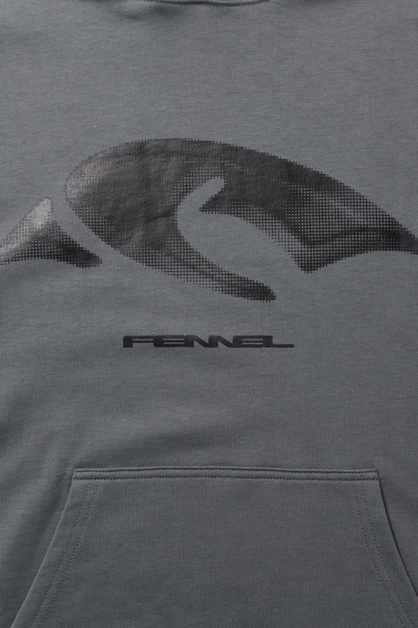 [CATALOG] FENNEL LOGO COCOON HOODIE/GRAY