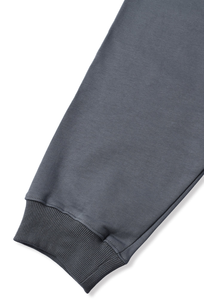 FENNEL LOGO COCOON HOODIE GRAY