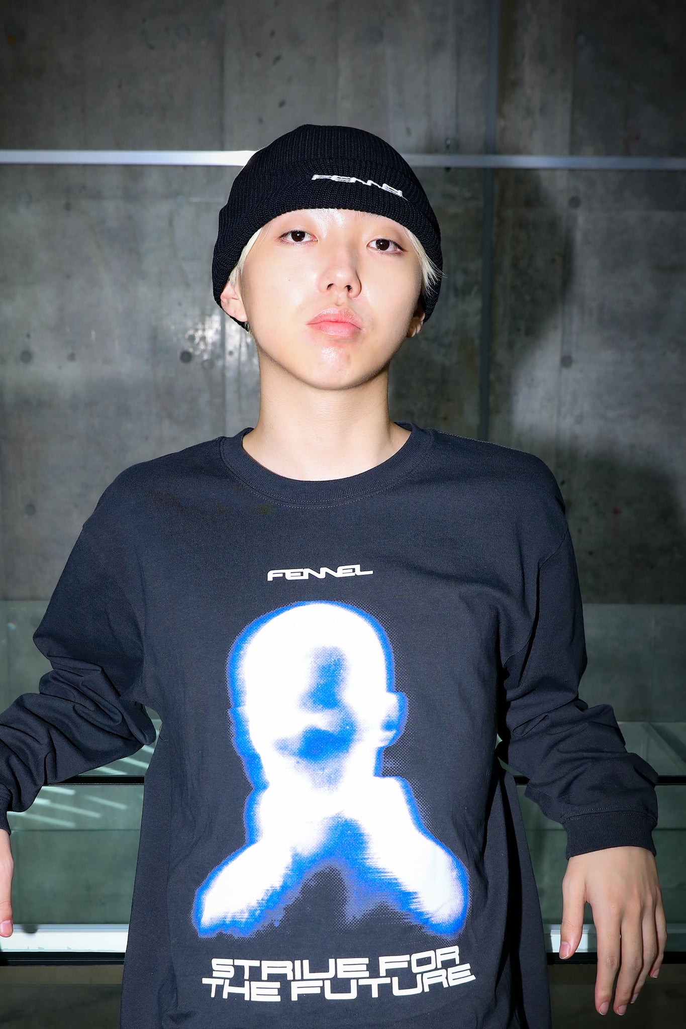 FENNEL LOGO BEANIE BLACK