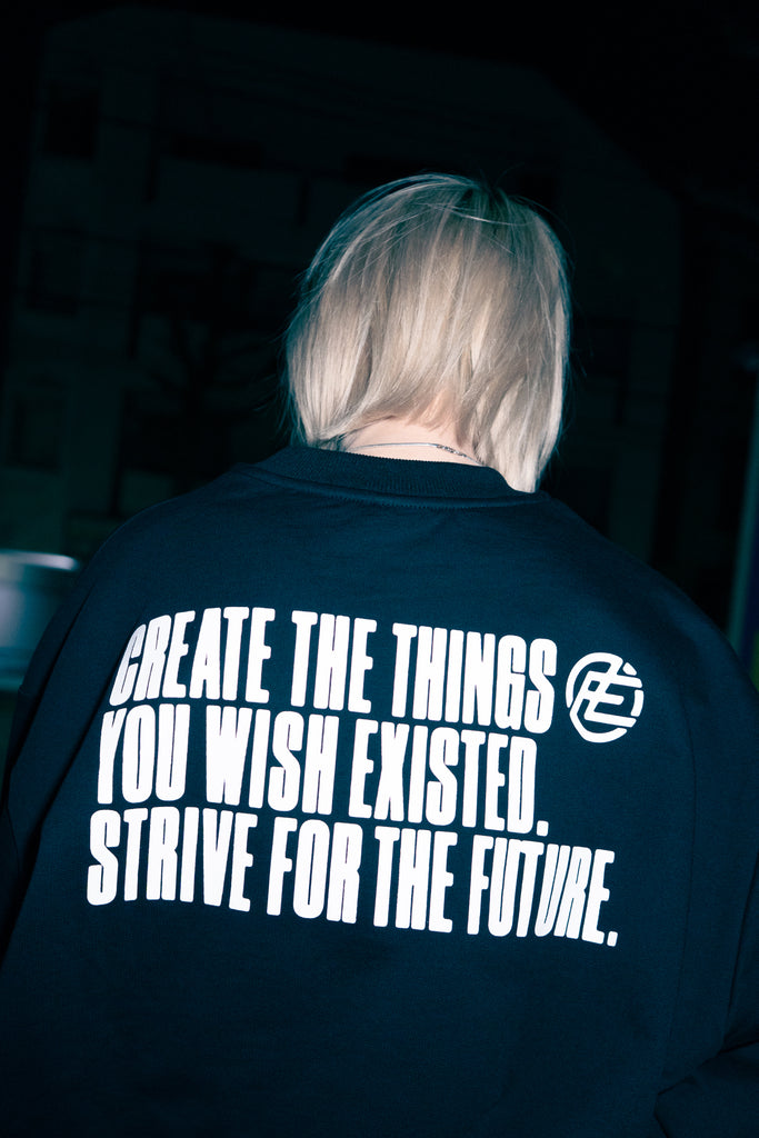 FL SLOGAN COCOON SWEAT