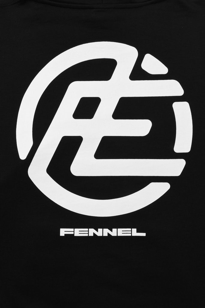 FL LOGO COCOON HOODIE BLACK