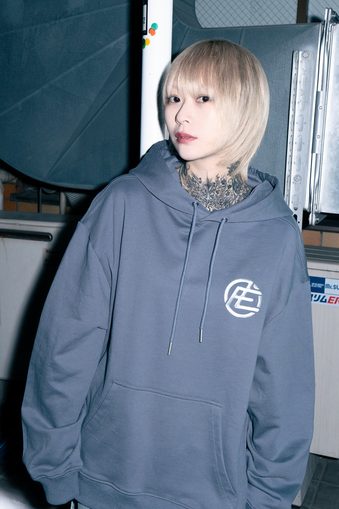 FL LOGO COCOON HOODIE GRAY