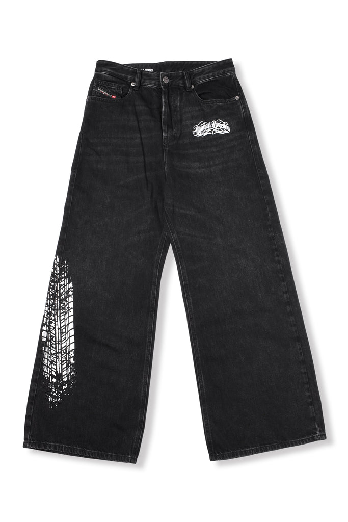 DIESEL × FENNEL BIKER DENIM PANTS WOMEN
