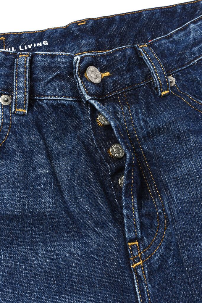 DIESEL × FENNEL WIDE DENIM PANTS WOMEN