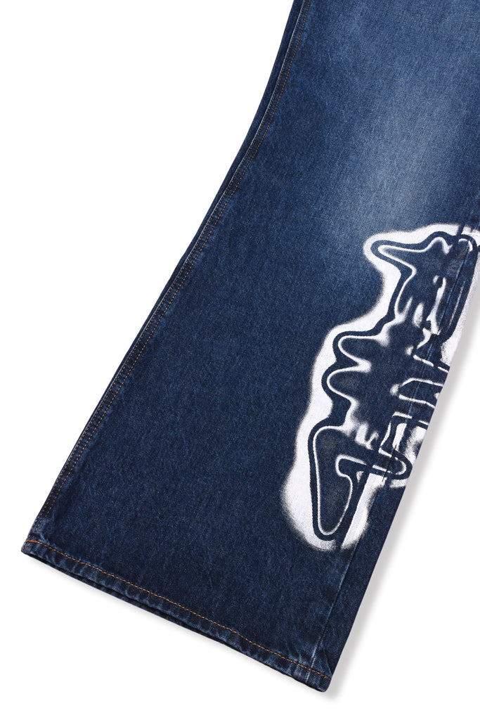 DIESEL × FENNEL WIDE DENIM PANTS WOMEN