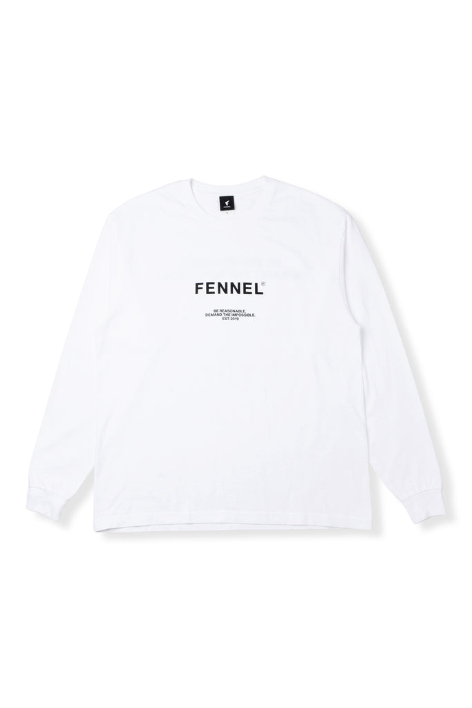 FENNEL STANDARD L/S T-SHIRT Ver.3 WHITE