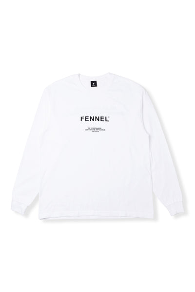 FENNEL STANDARD L/S T-SHIRT Ver.3 WHITE – FENNEL OFFICIAL EC STORE