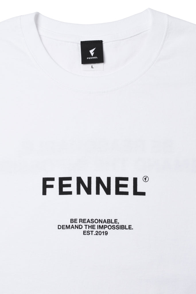 FENNEL STANDARD L/S T-SHIRT Ver.3 WHITE