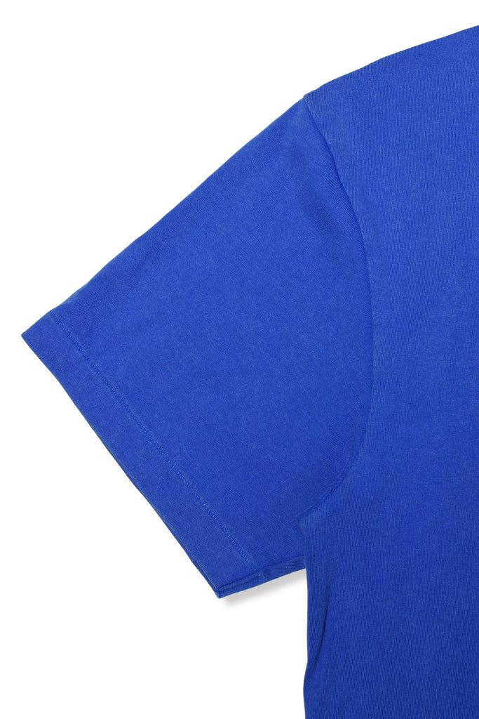 FENNEL × OLGA GOOSE CANDLE LOGO T-SHIRT / FADE BLUE
