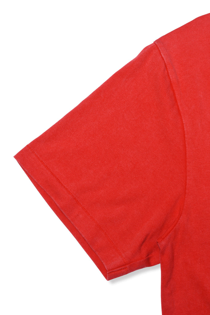 FENNEL × OLGA GOOSE CANDLE LOGO T-SHIRT / FADE RED