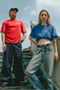 FENNEL × OLGA GOOSE CANDLE LOGO T-SHIRT / FADE RED