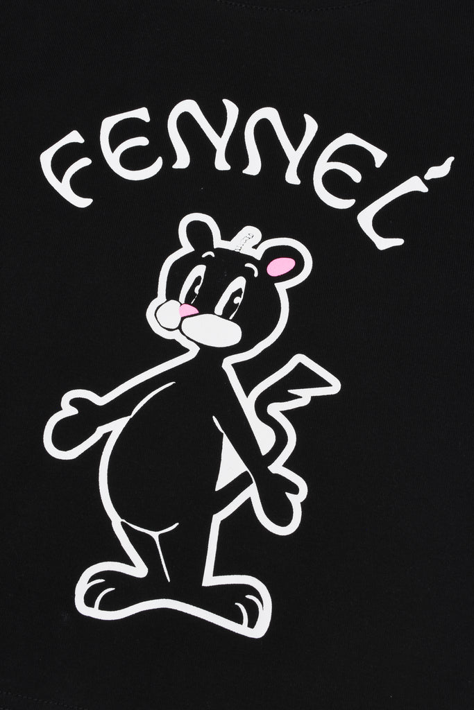 FENNEL × OLGA GOOSE CANDLE MINI T-SHIRT / BLACK