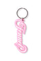 FENNEL PINK RUBBER KEYHOLDER