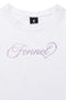 FENNEL RHINE STONE T-SHIRT WHITE