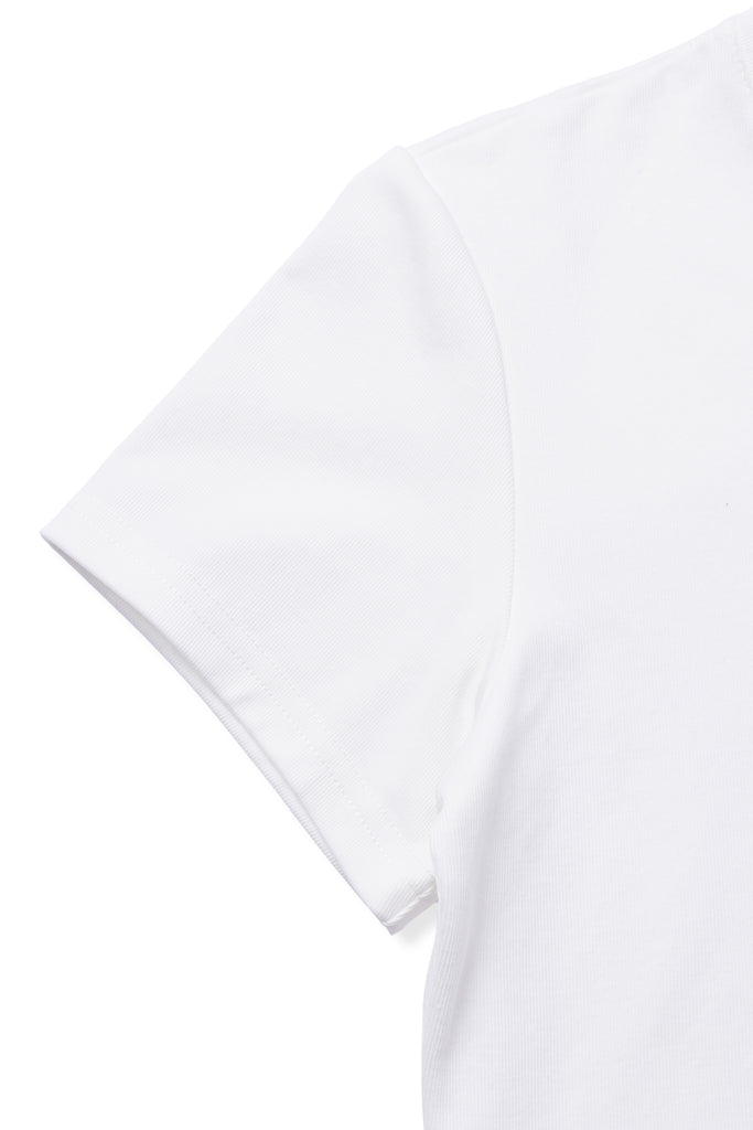 FENNEL RHINE STONE T-SHIRT WHITE