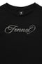 FENNEL RHINE STONE T-SHIRT BLACK