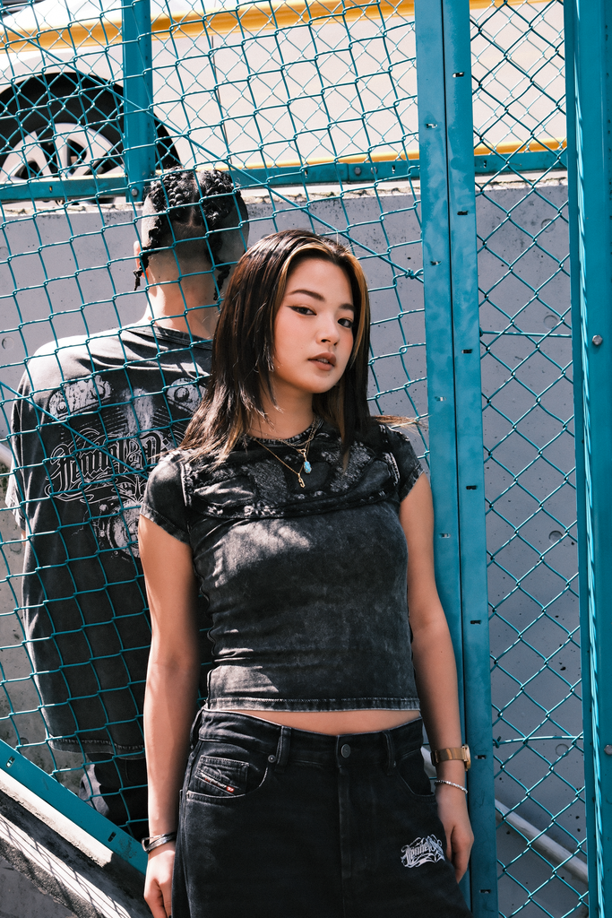 DIESEL × FENNEL BIKER MINI T-SHIRT