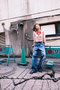 DIESEL × FENNEL WIDE DENIM PANTS WOMEN