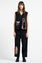 PRINTED ZIP-UP VEST
