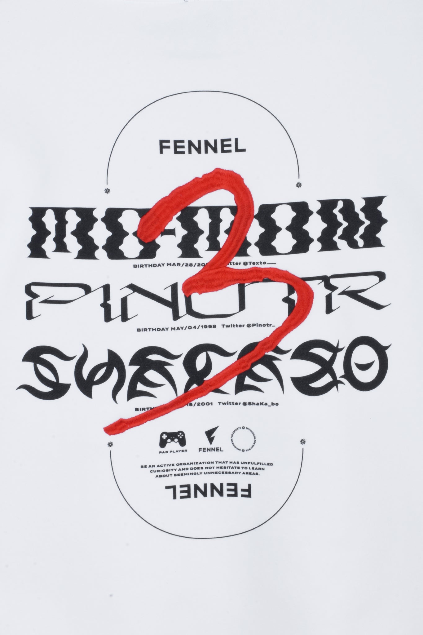 FENNEL APEX Div. EMBROIDERY PARKA/WHITE