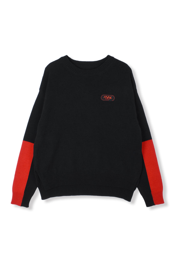 SWICHING KNIT SWEATER