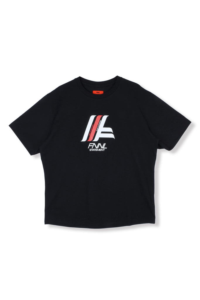 STATEMENT PRINTED T-SHIRT/BLACK