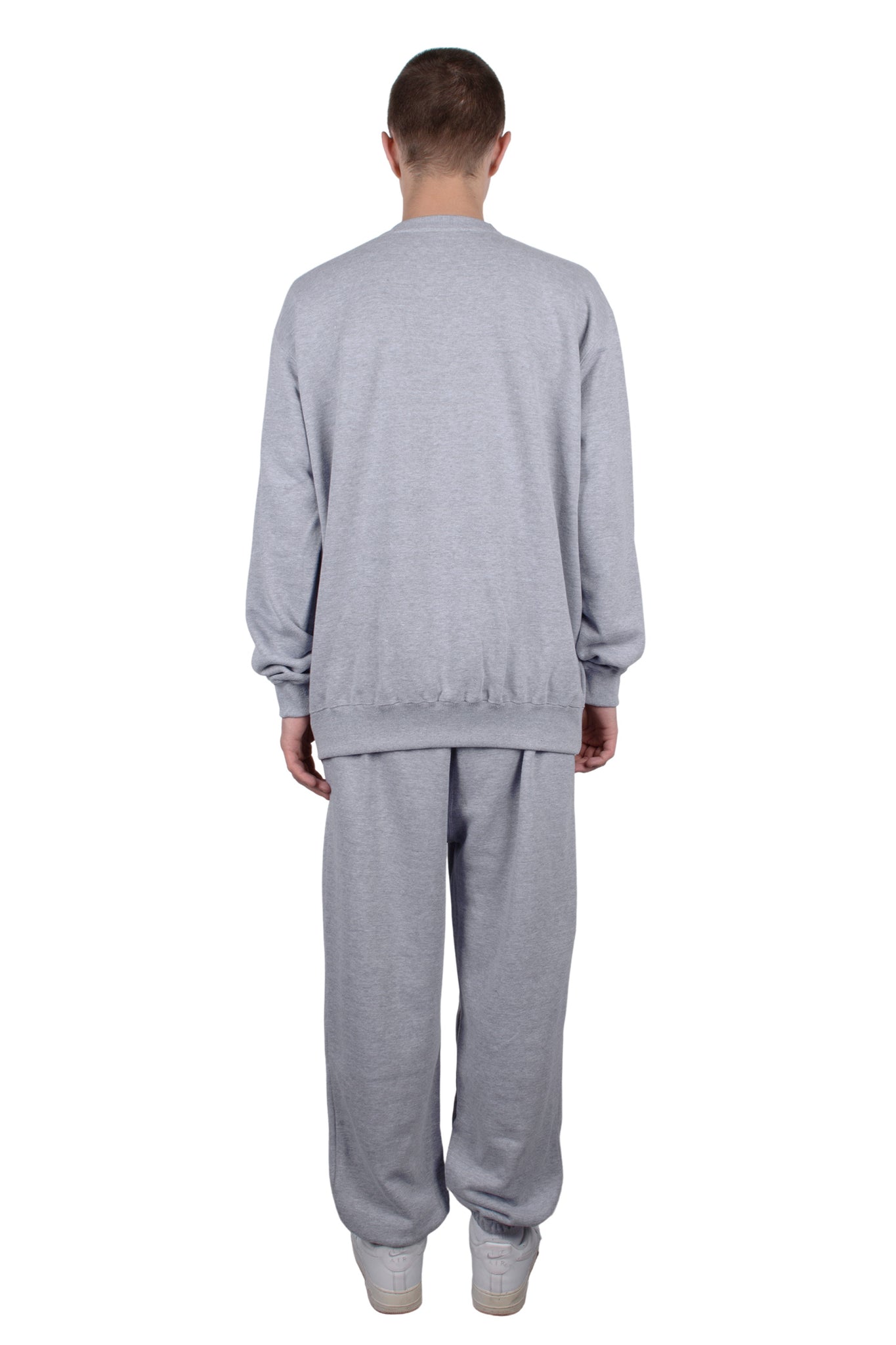 FENNEL EMBROIDERY SWEAT PANTS GREY