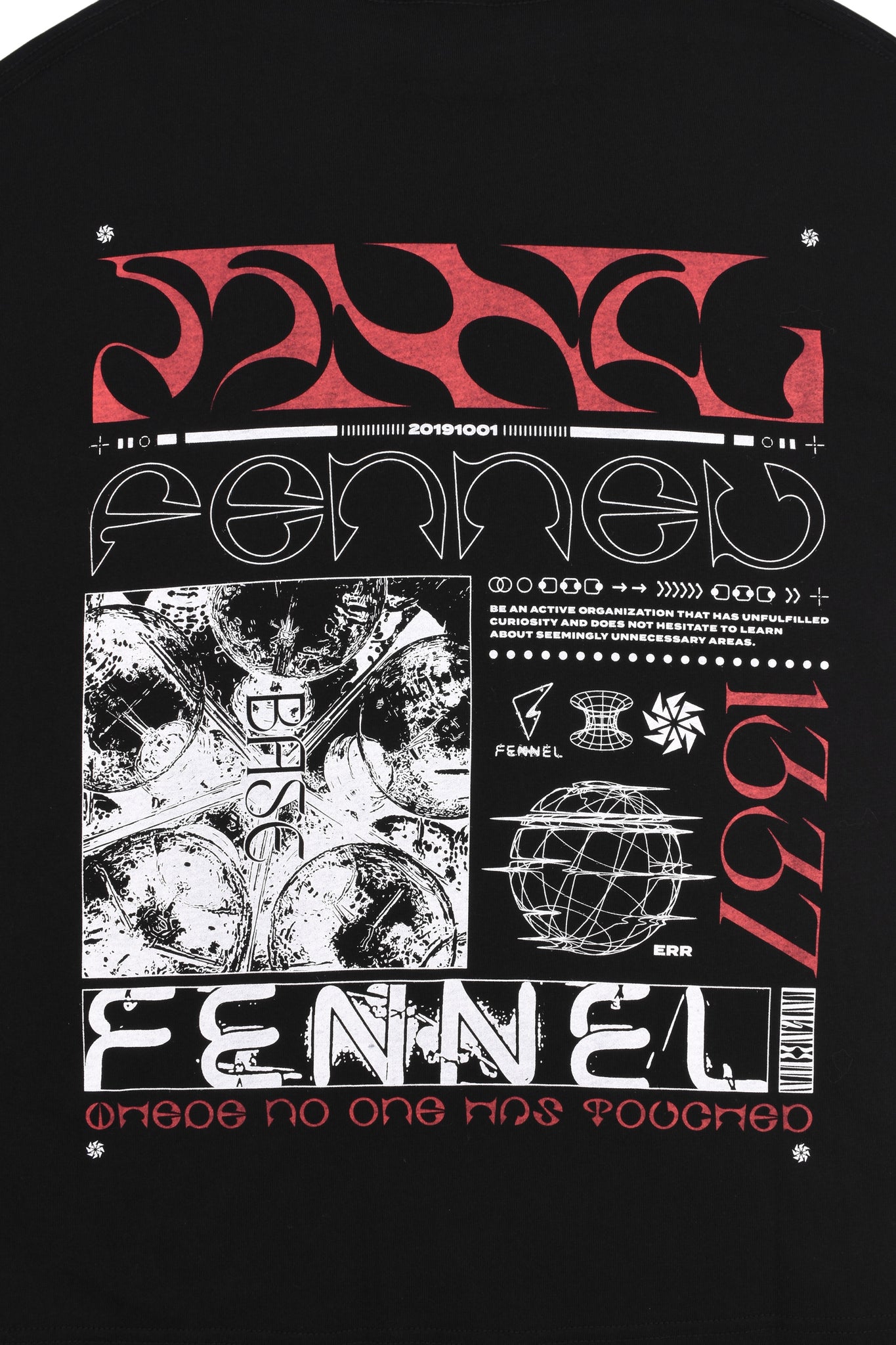 FENNEL ERR OVERSIZED T-SHIRT BLACK