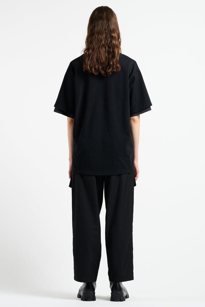 SHIRT LAYERED T-SHIRTS BLACK