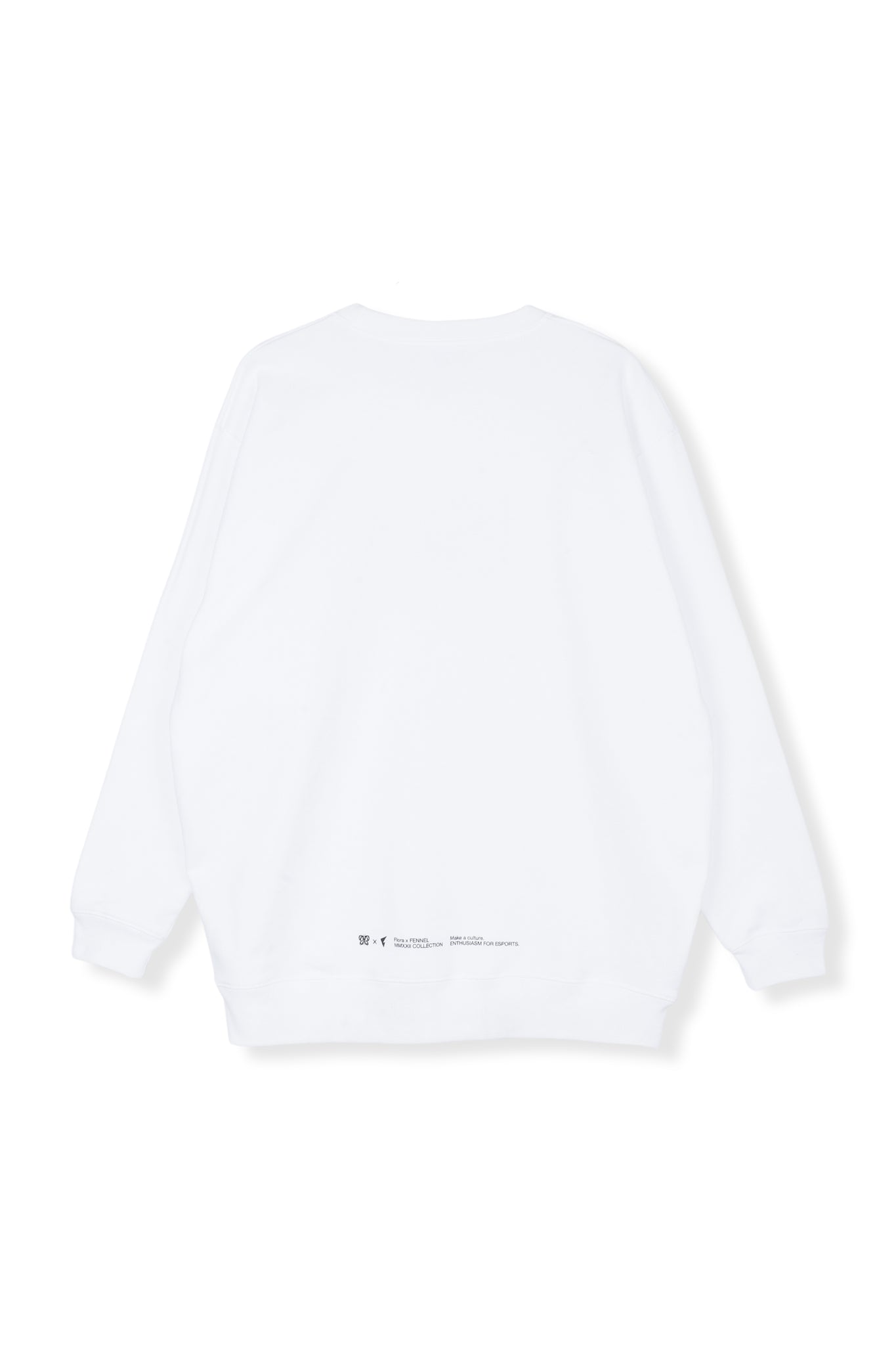 FLORA EMBROIDERY LOGO SWEAT/WHITE