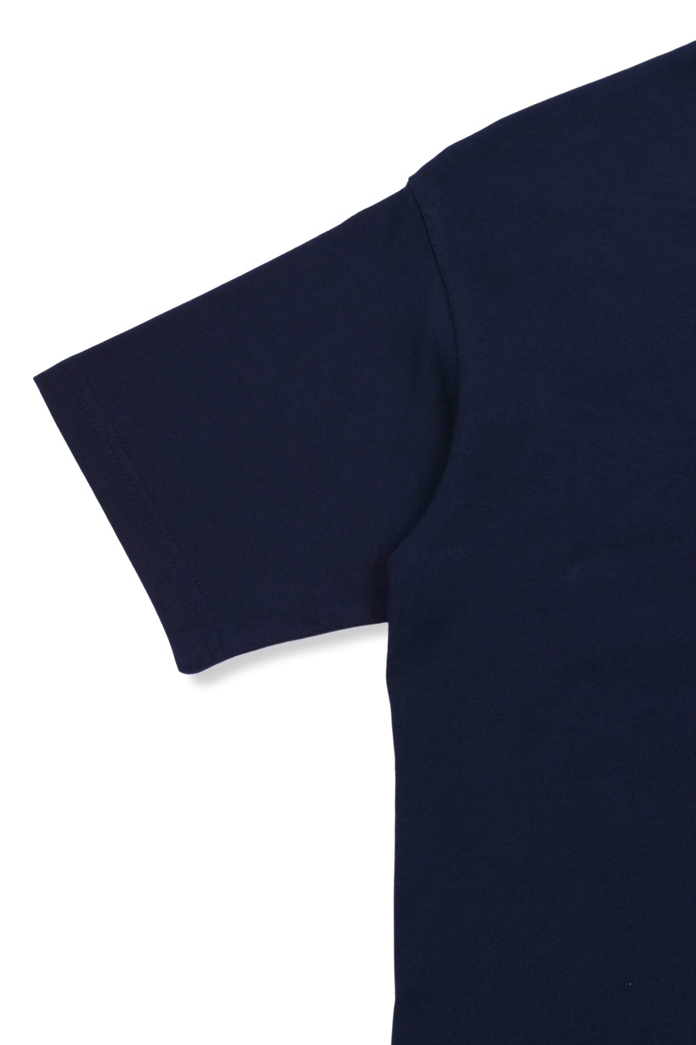 KENTSUMESHI EMBROIDERY HEY YO! T-SHIRT/NAVY