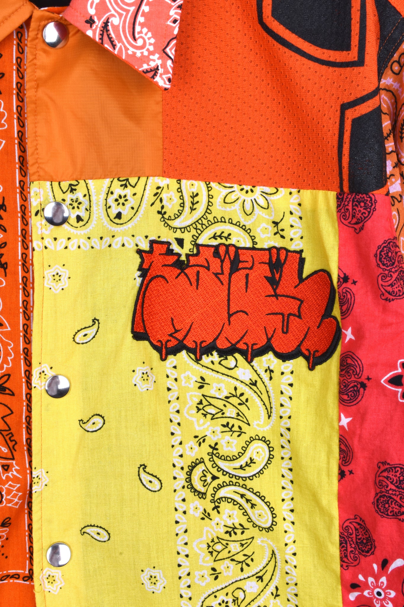 ONE-OFF BANDANA PATCHWORKED COACH JACKET ver.WASBORN