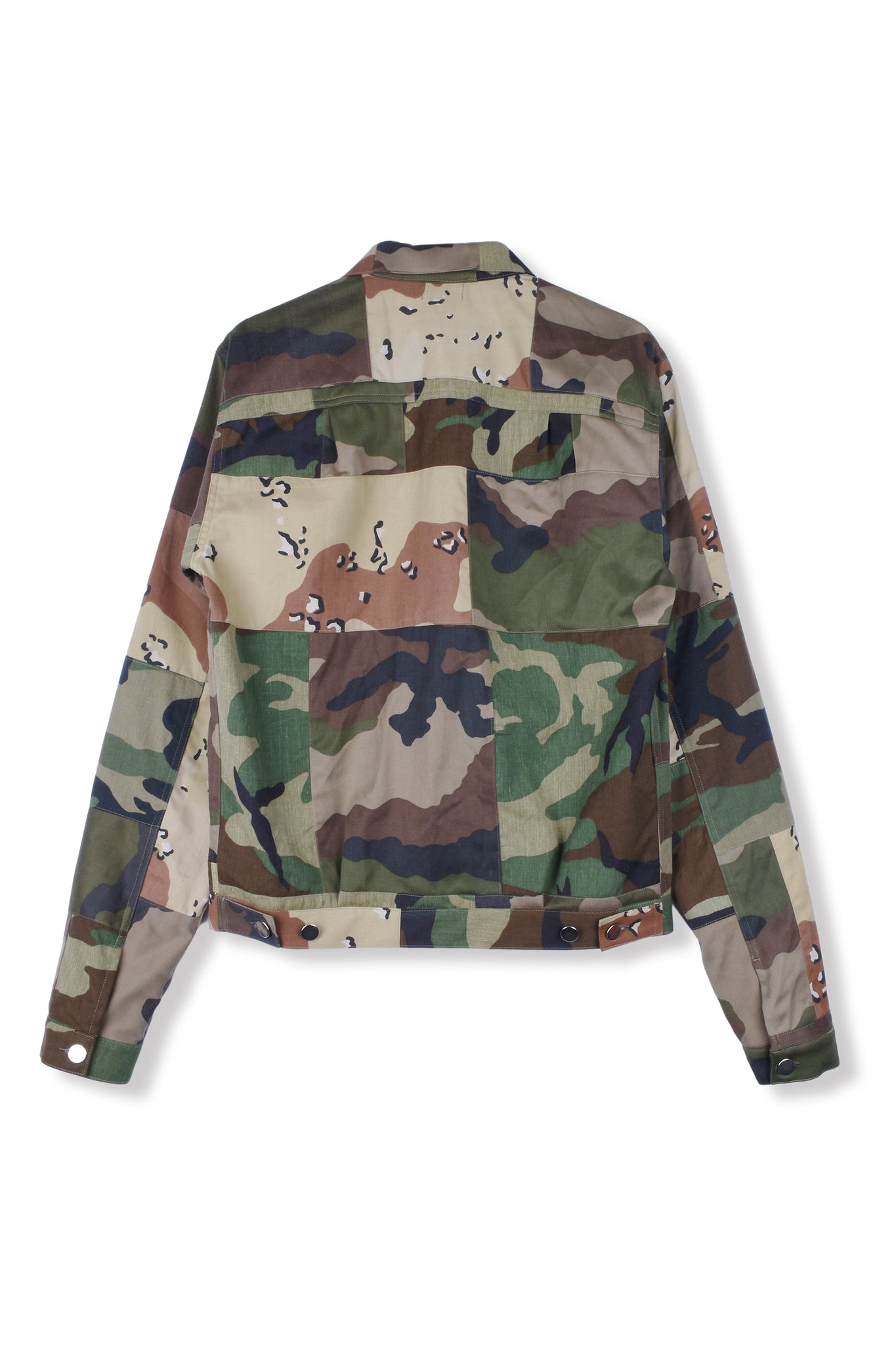 ONE-OFF CAMOUFLAGE PATCHWORKED JACKET 2ND TYPE