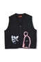 PRINTED ZIP-UP VEST