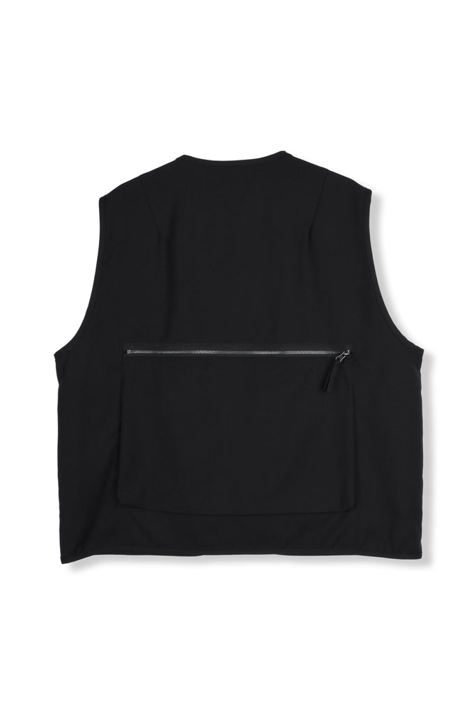 PRINTED ZIP-UP VEST