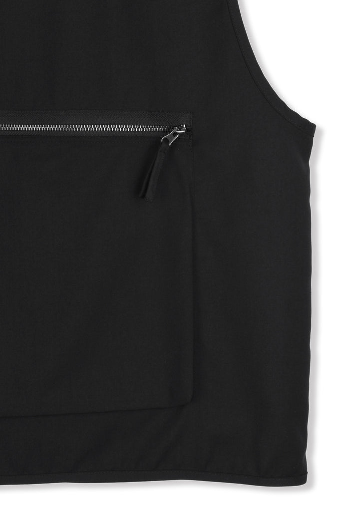 PRINTED ZIP-UP VEST