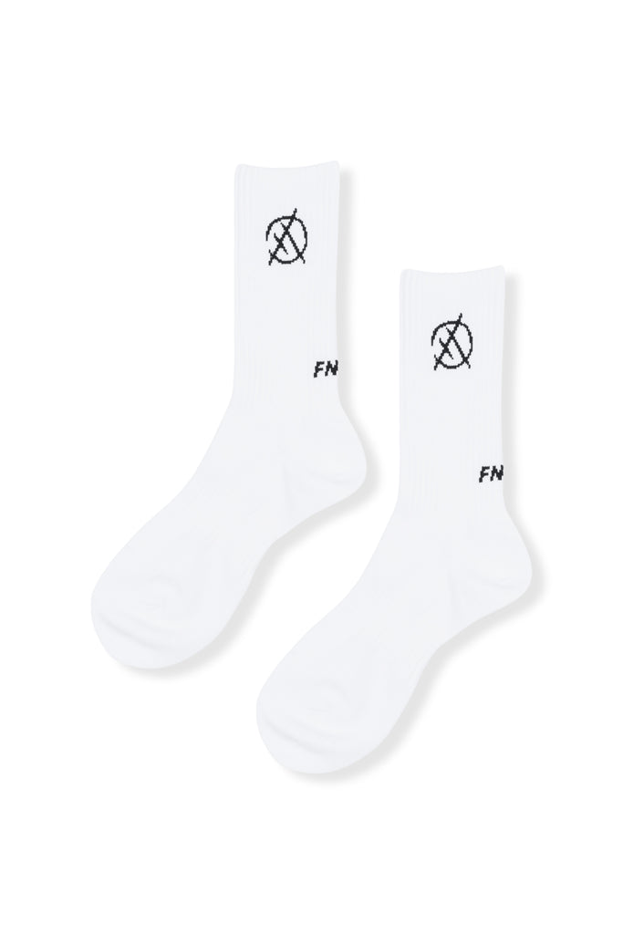 LOGO SOCKS WHITE
