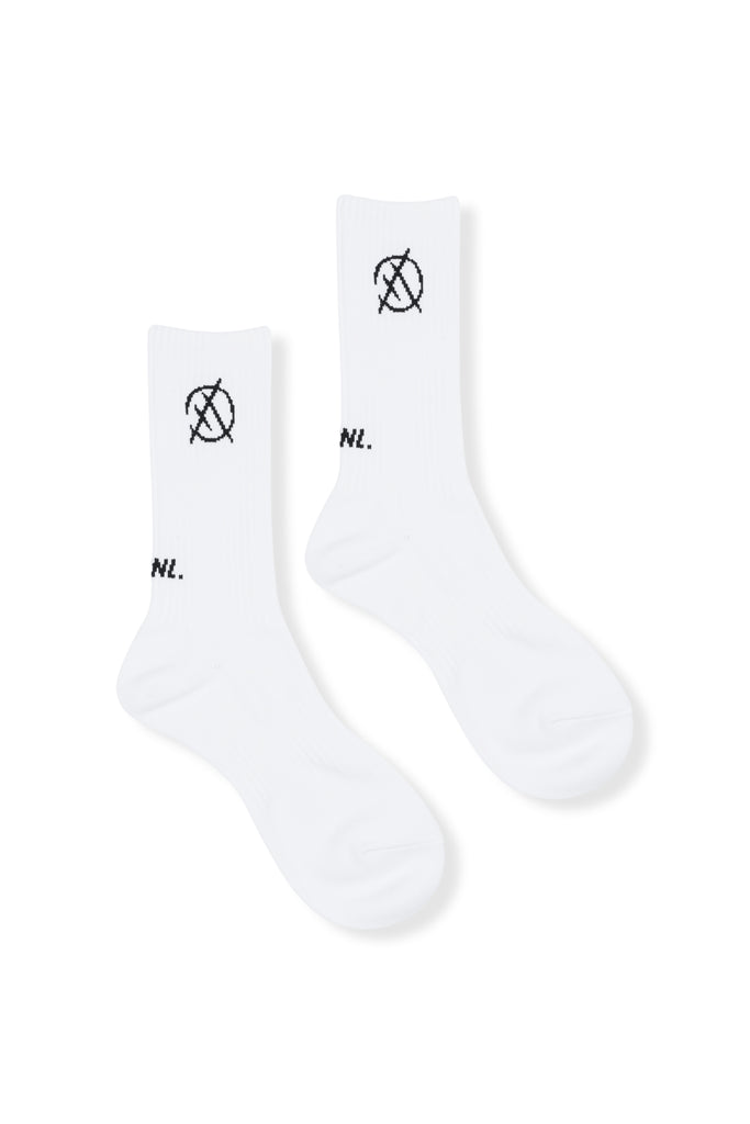 LOGO SOCKS WHITE