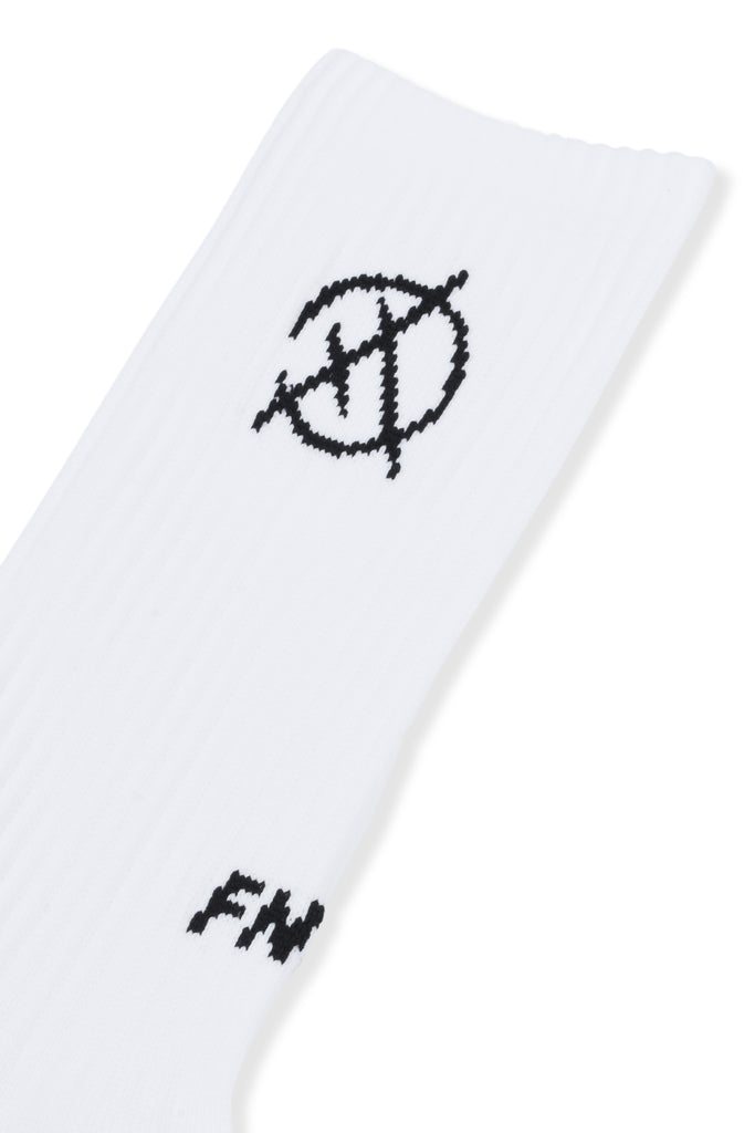 LOGO SOCKS WHITE