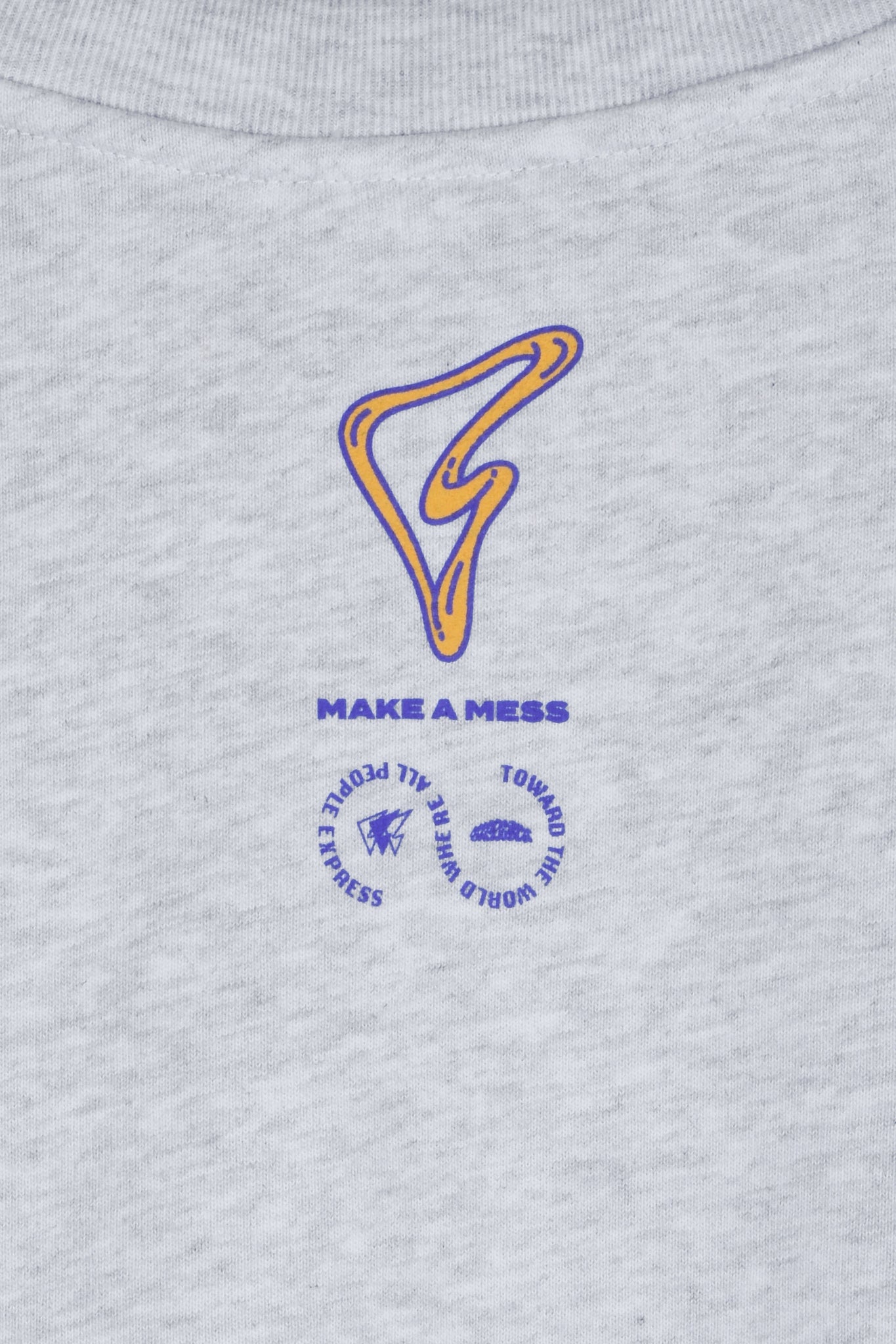 MESS LOGO SWEAT GREY
