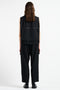 PRINTED ZIP-UP VEST