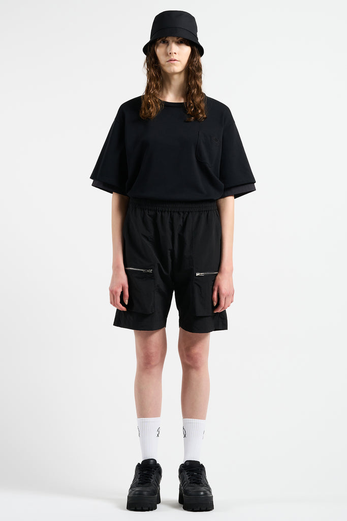 ZIPPED NYLON SHORTS