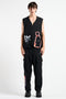 PRINTED ZIP-UP VEST