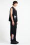 PRINTED ZIP-UP VEST