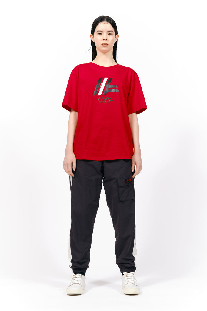 STATEMENT PRINTED T-SHIRT/RED