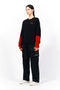 SWICHING KNIT SWEATER