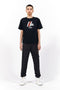 STATEMENT PRINTED T-SHIRT/BLACK