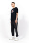STATEMENT PRINTED T-SHIRT/BLACK